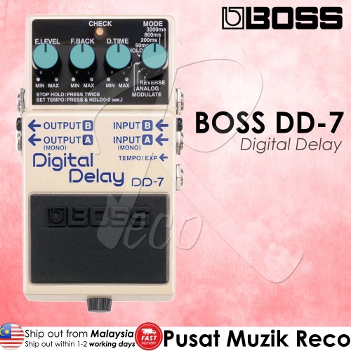 Boss DD7 Digital Delay Guitar Effect Pedal (DD7) Shopee Malaysia
