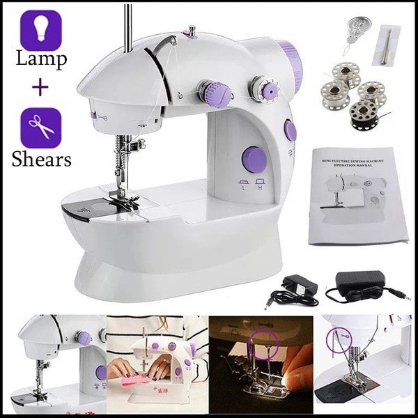 Double Thread Mini Electric Sewing Machine Shopee Malaysia