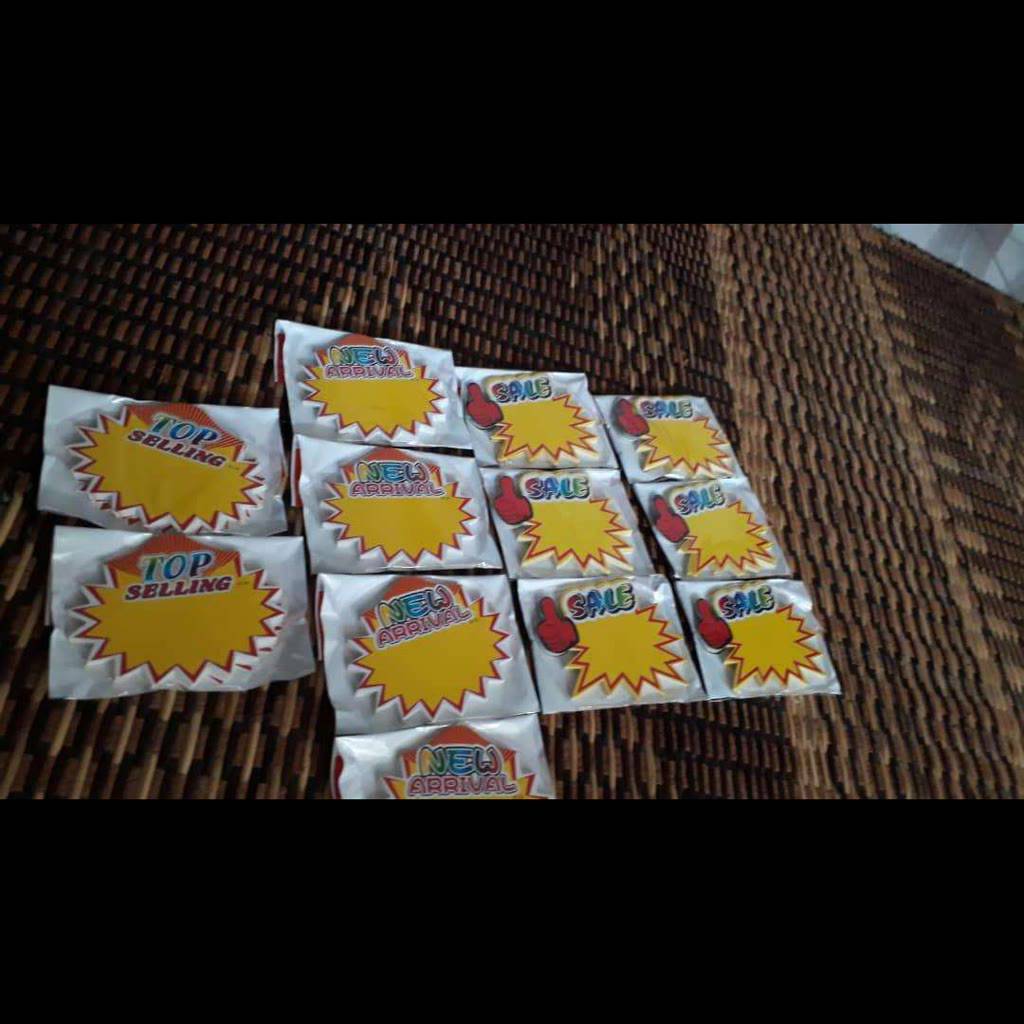 Extra Large Assorted Marketing Discount Price Tag Labels / Hot / New ...