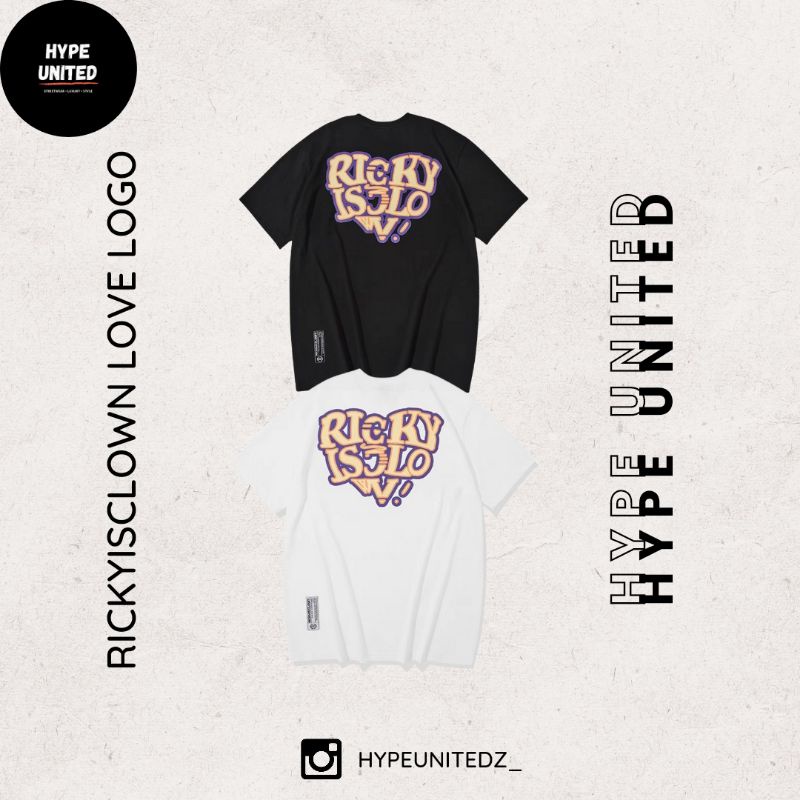 [READY STOCK] Ricky Is Clown Love Tee | Shopee Malaysia
