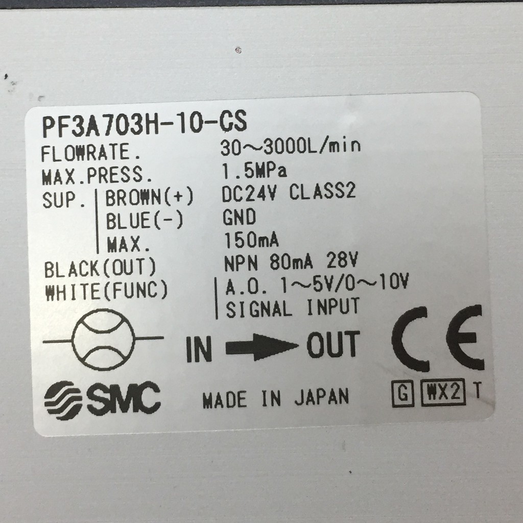 SMC PF3A703H-10-CS 3色表示 デジタルフロースイッチ