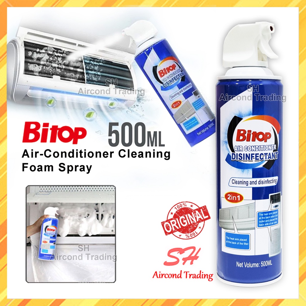 Bitop Aircond Foam Cleaner Spray Air Conditioner Coil Cleaning Spray