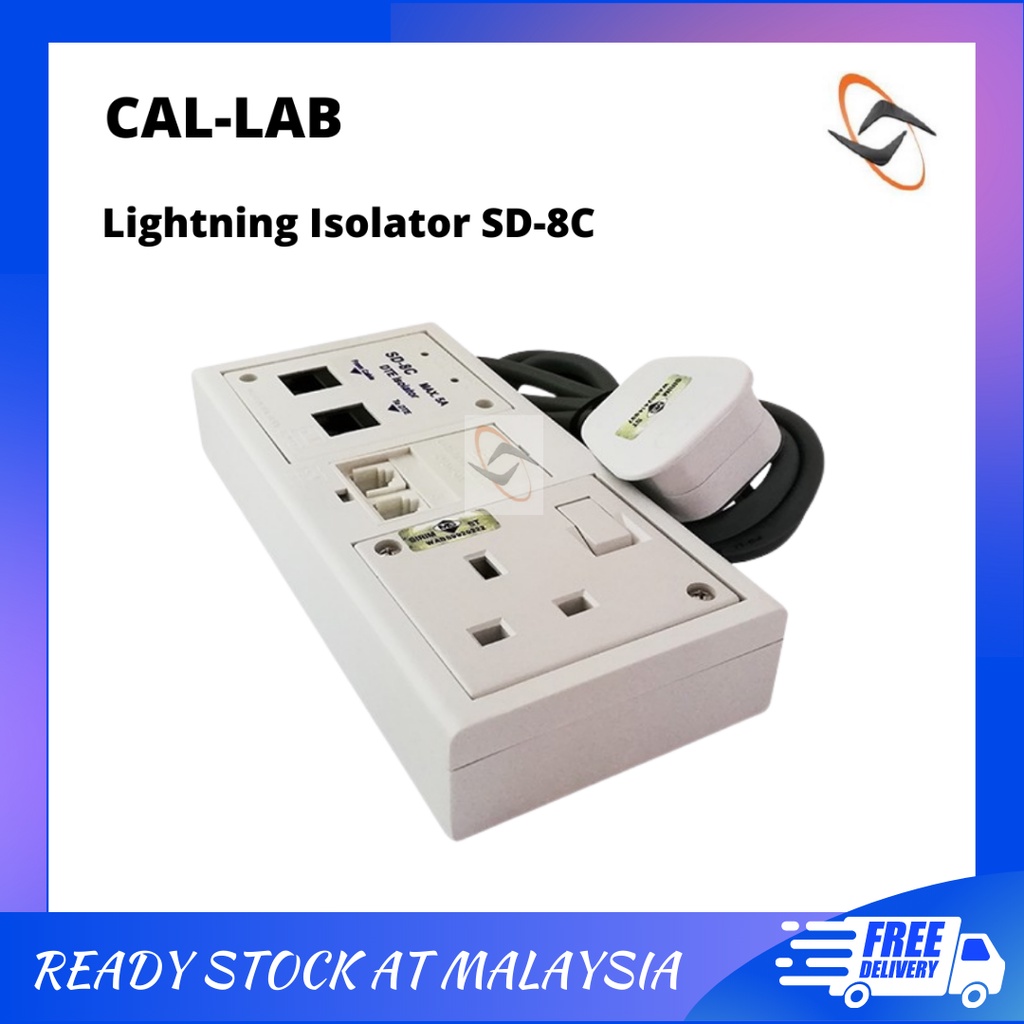CALLAB Lightning Isolator SD8C/ SD8c Appliances Surge Protector