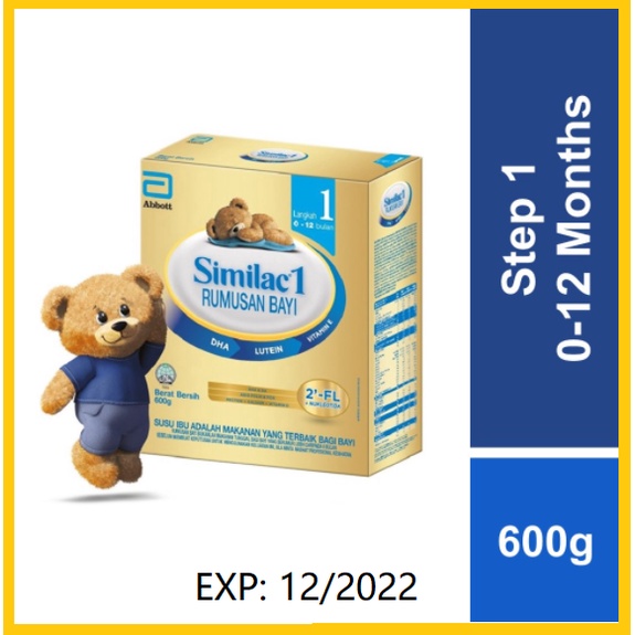 Similac Step 1 600g (Exp 12/2022) | Shopee Malaysia