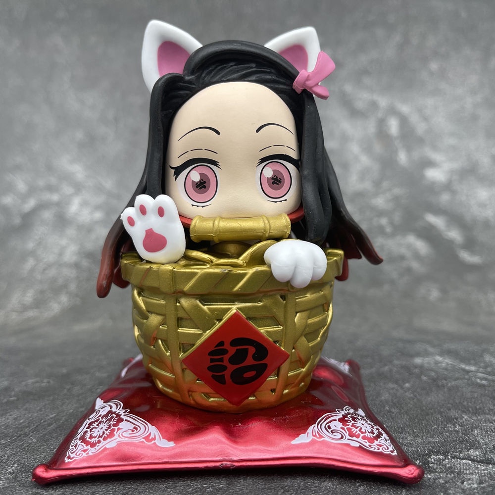 Demon Slayer MASA Lucky Fortune Nezuko Hand-Made Model Ornaments Statue ...