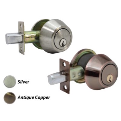 Single Deadbolt Door Lock / Home Security Lockset Thumbturn And Key ...