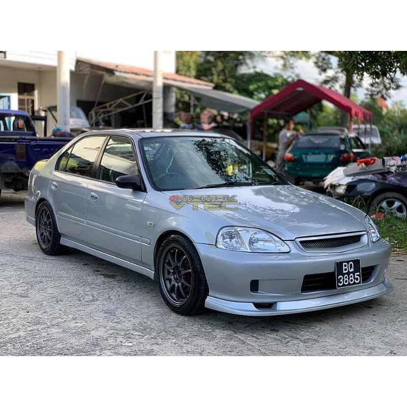 Honda Civic EK EK9 EK99 First Molding JDM Flugel Front Bumper Lip SO3 ...