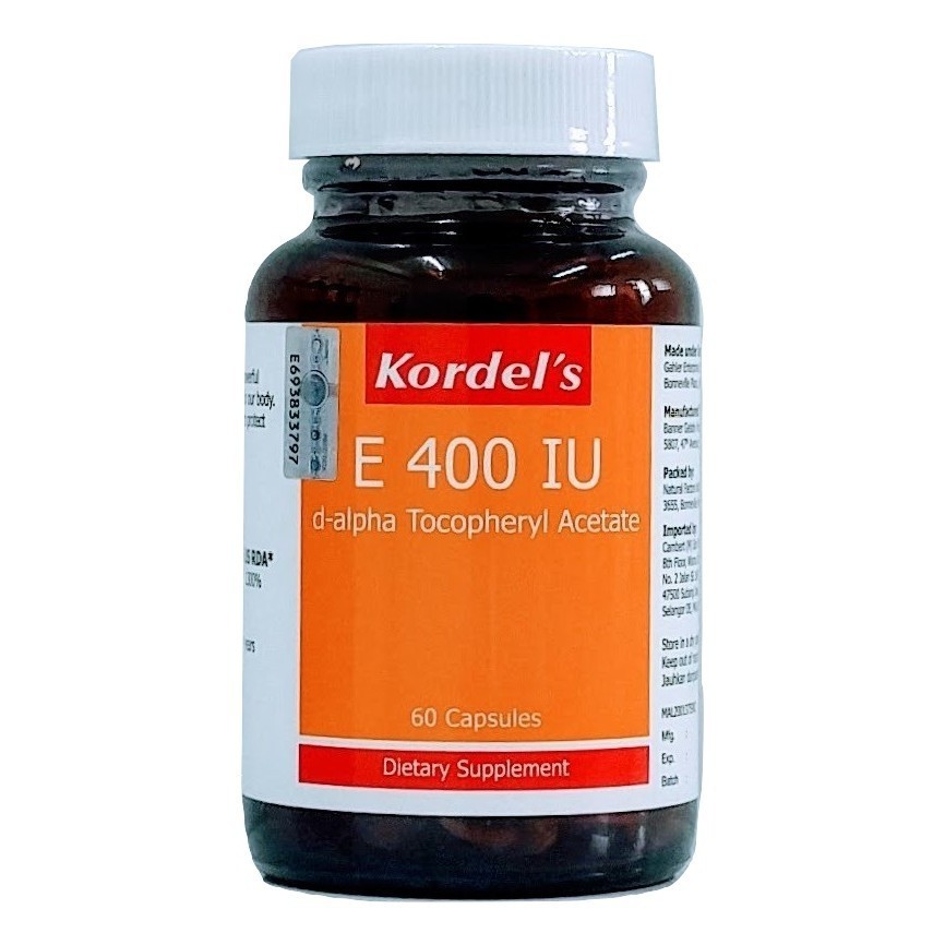 KORDEL'S VITAMIN E 400IU 60'S / 150'S / 2x150'S+60'S Shopee Malaysia