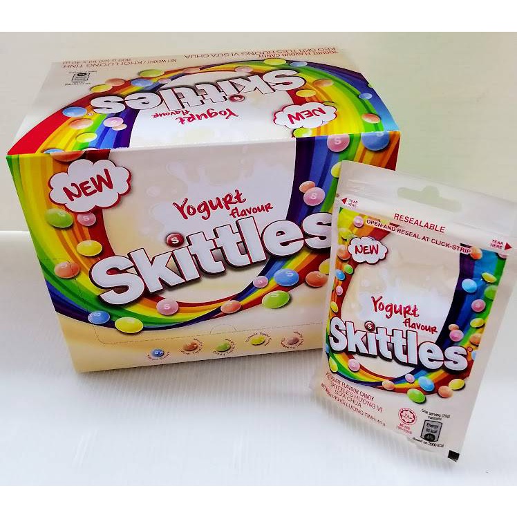 20 Packs LATEST FLAVOUR Skittles Yogurt Candies Candy 45g (LOCAL READY