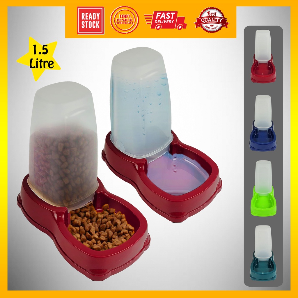 Murah Bekas Makanan Minuman Kucing Auto Pet Cat Feeder Cat Water