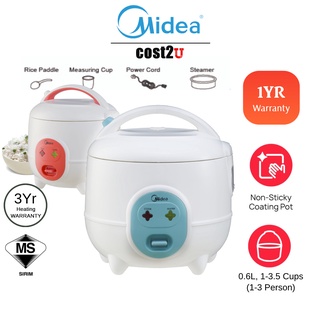 Midea Rice Cooker 0.8L Mini Size Perfect for Single Person