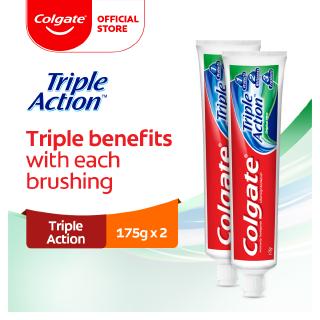 Colgate Triple Action Toothpaste Valuepack 175g x 2