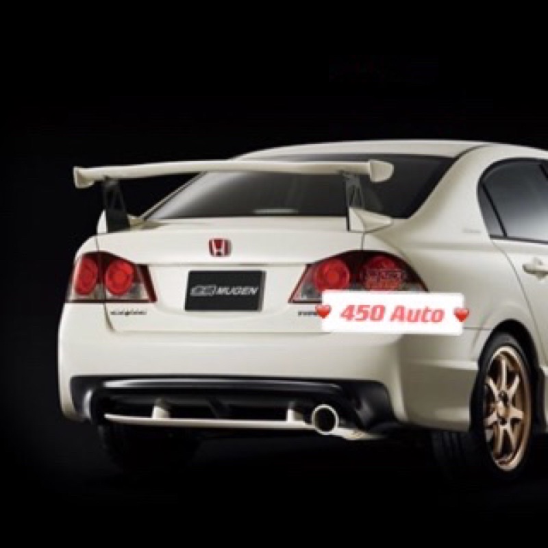 Honda Civic FD ( Mugen RR TYPE R LOOK ) Spoiler GT Wing Fiber | Shopee ...