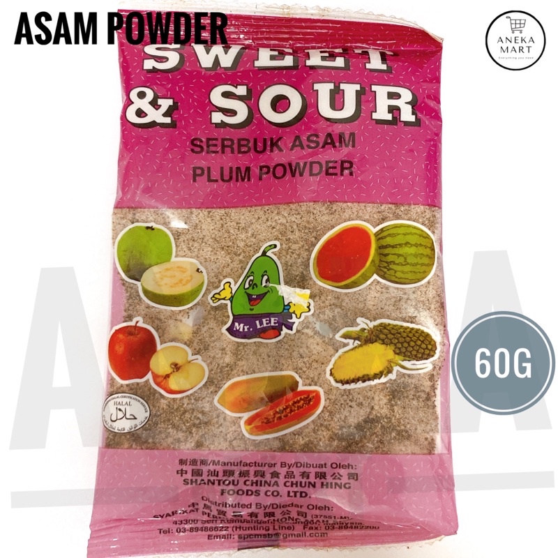 Serbuk Asam/ Plum Powder Sweet and Sour Powder Serbuk Buah-buahan 梅粉酸梅粉 ...