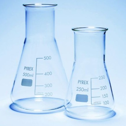 Pyrex Flasks, conical, wide neck (10PCS/BOX) | Shopee Malaysia
