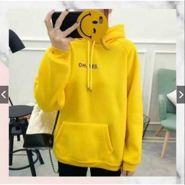 Oh yes store yellow hoodie