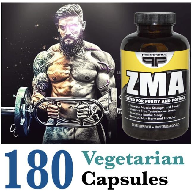 ZMA 180 Vcap (Build Muscle + Recovery) 100 Vegetarian (USA) Shopee