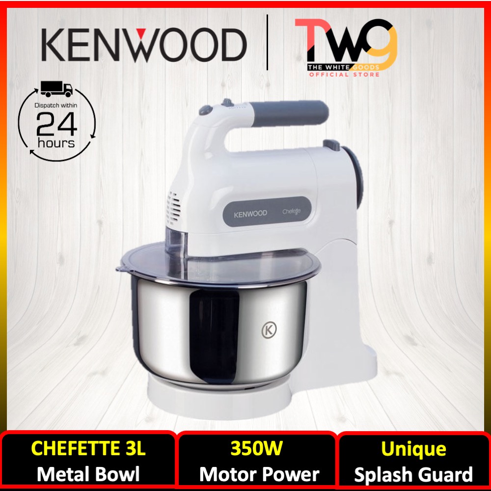 [FREE SHIPPING + BUBBLE WRAP] Kenwood Chefette 3L Metal Bowl Stand Mixer HM680 Shopee Malaysia