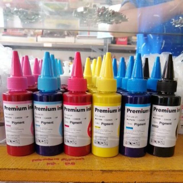 (100ml)pigment ink Premium brand For inkjet printer Printing | Shopee ...