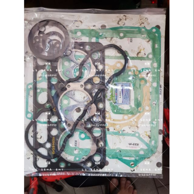Tractor KUBOTA L2201 L2000 engine o/h gasket set with seal kit made in