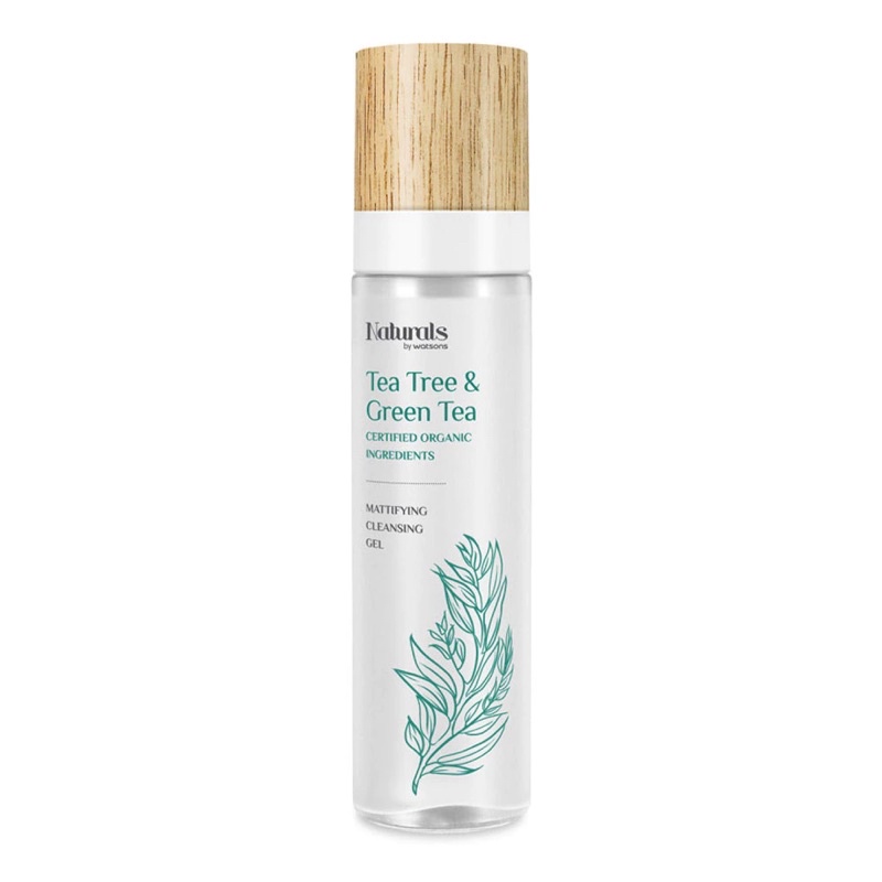 NATURAL BY WATSONS Tea Tree & Green Tea Mattifying Cleanse Gel 150ml ...