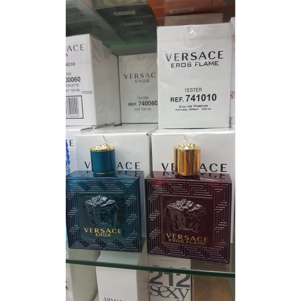 Versace Eros Eros Flame Original TESTER Perfume Shopee Malaysia