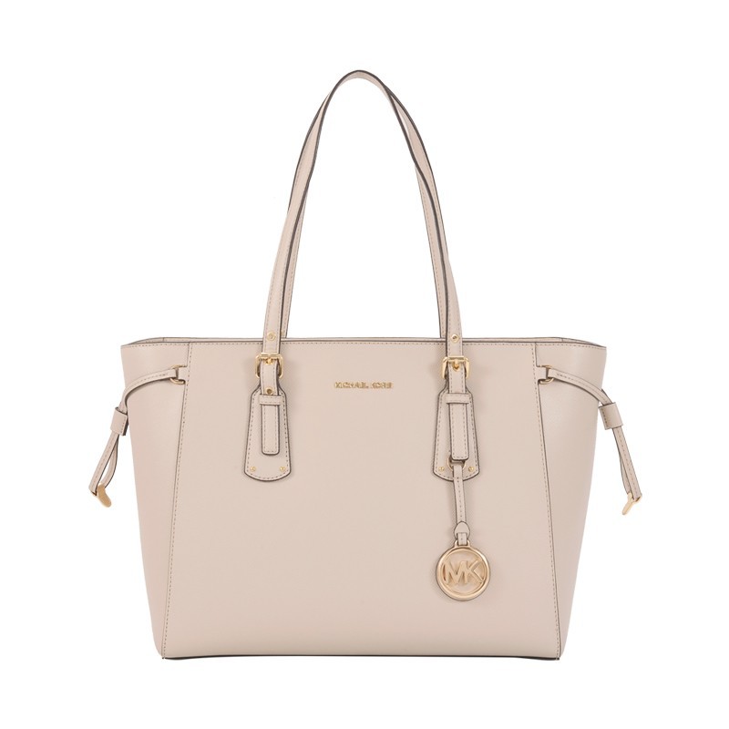 Mike Coles MICHAEL KORS MK handbags VOYAGER series light sand medium ...