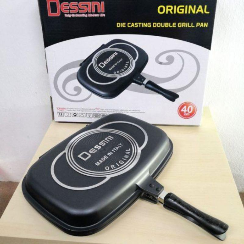 🔥DOUBLE GRILL MAGIC PAN DESSINI 40CM🔥 Shopee Malaysia