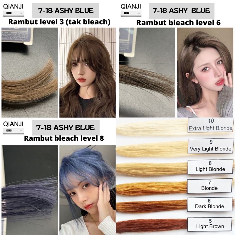 PROFESSIONAL JAPANESE QIANJI/PALA FASHION COLOR DYE CREAM 1000 Shopee Malaysia