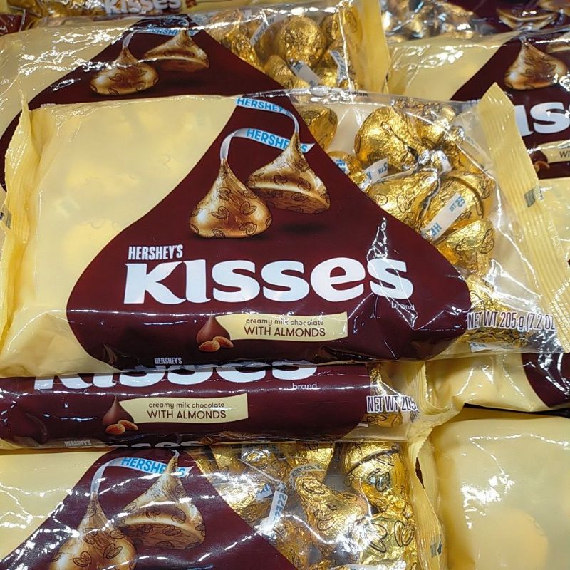 Hersheys Kisses Creamy Milk Chocolate With Almond 205g Shopee Malaysia