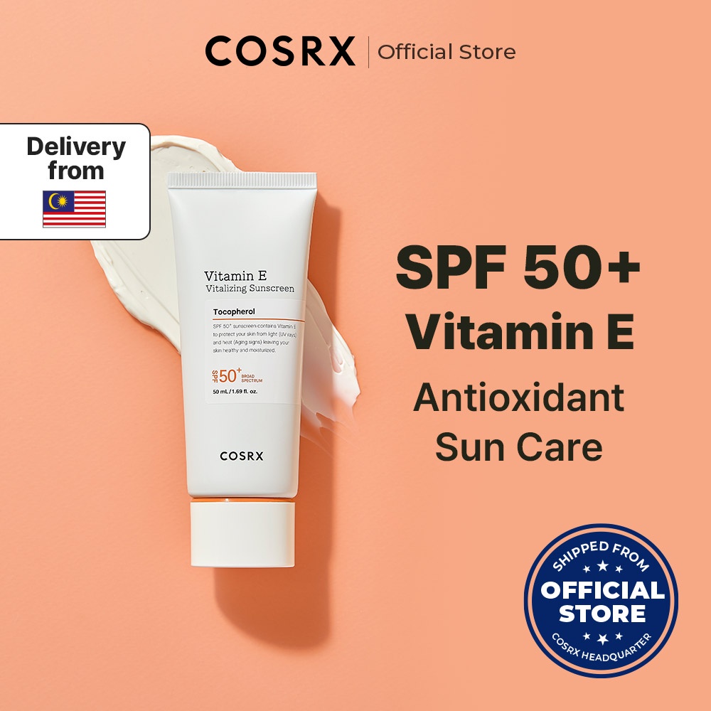 [COSRX OFFICIAL] Vitamin E Vitalizing Sunscreen SPF 50 (50ml / 1.69 fl