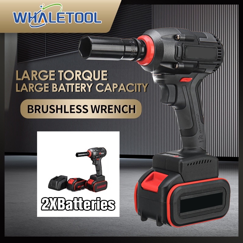 Battery Powered Impact Wrench Gun Operated Lug Nut Remover Bolt