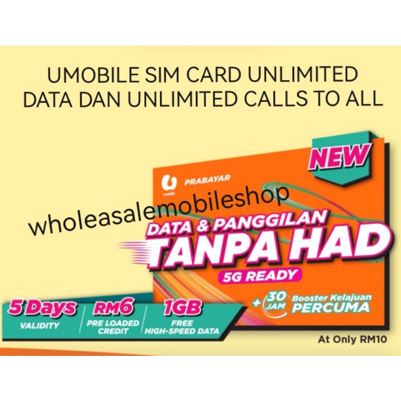 UMOBILE SIM U25 U35 U40 UNLIMITED HOTSPOT ,DATA AND CALLS ONE MONTH ...