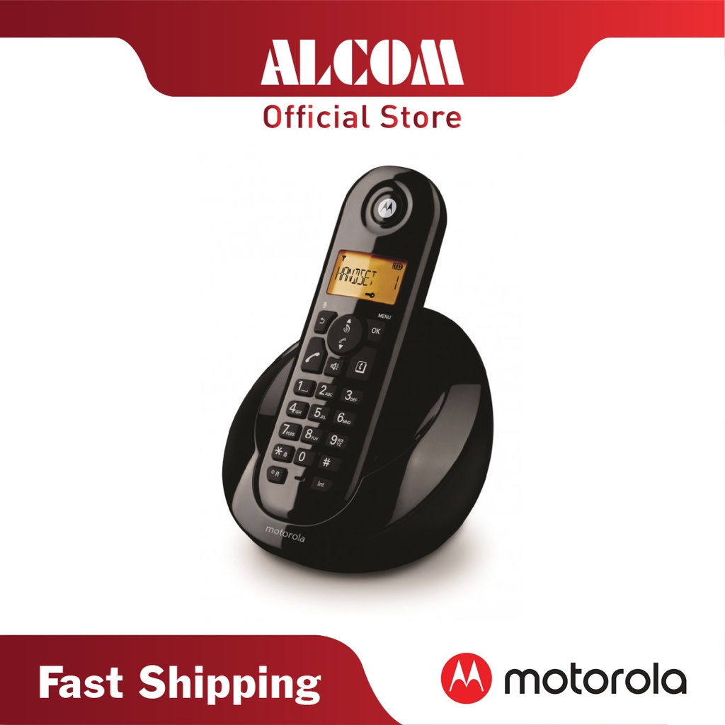 MOTOROLA C601 Cordless Phone Home Office TM Unifi Landline Speaker