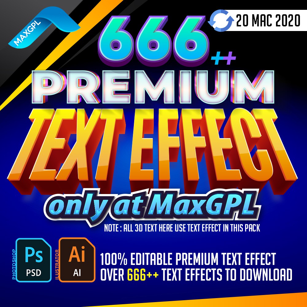 666 ꜰɪʟᴇꜱ Premium Text Effect for Illustrotor/Photoshop 𝟏𝟎𝟎% 𝐂𝐚𝐧 ...