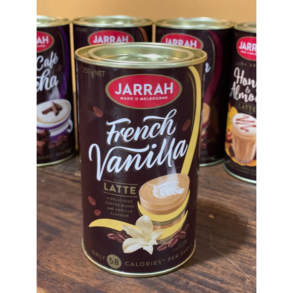 [From 🇦🇺🐨] Jarrah Kopi Latte Instant Coffee Australia French Vanilla, Brazilian, Swiss Mocha