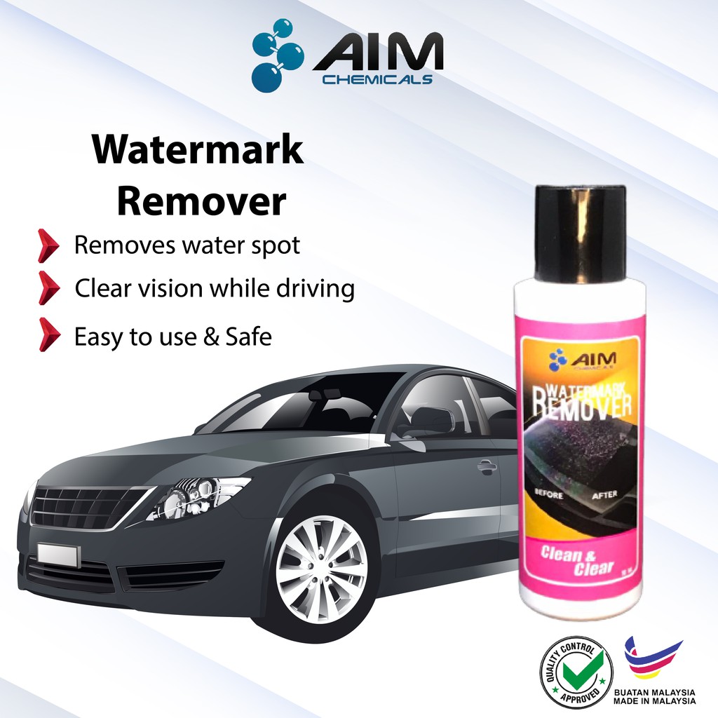 AIM Chemicals Glass Watermark Remover (90ml) removes watermark less