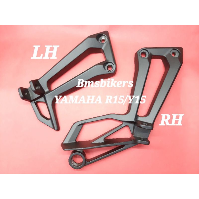 YAMAHA R15 / Y15 FOOTREST BRACKET SET (LH / RH) (SYS) | Shopee Malaysia