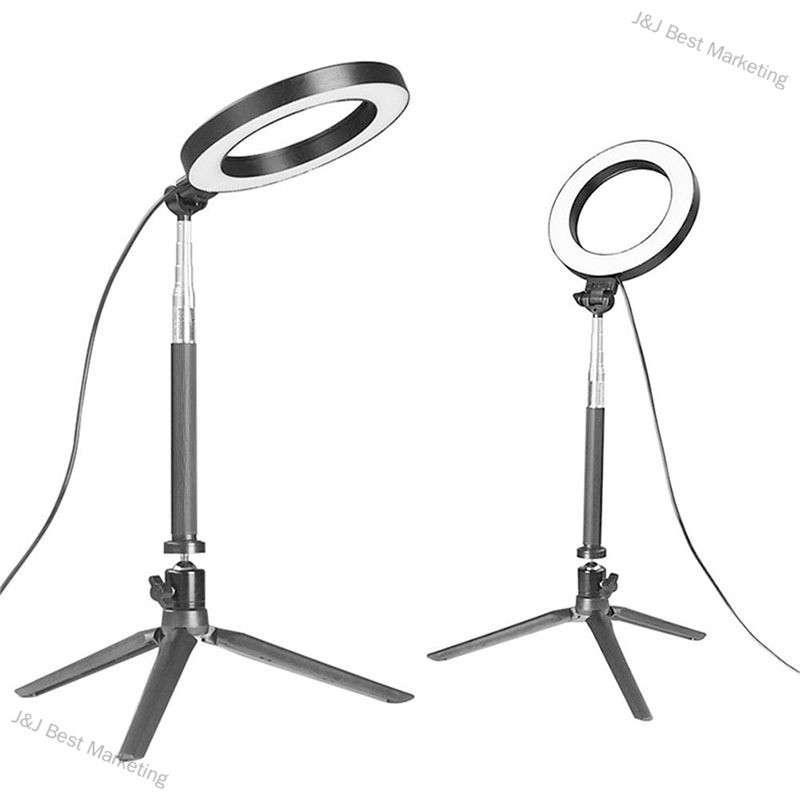 J&J Best Marketing Dimmable LED Studio Camera Ring Light Photo Phone ...