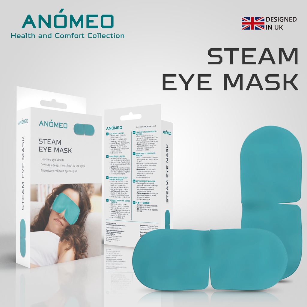 Anomeo Innovative Self Steaming Eye Mask for Tired Eyes (5pcs) Shopee
