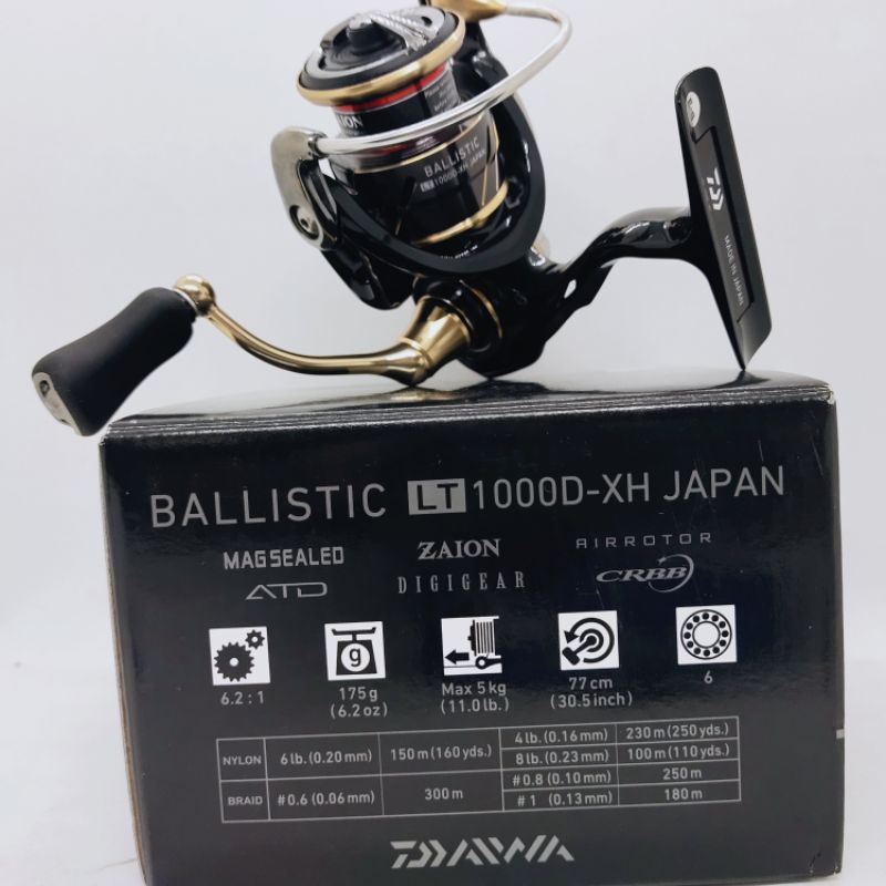18 Daiwa Ballistic LT 1000D-XH Japan mesin pancing daiwa | Shopee