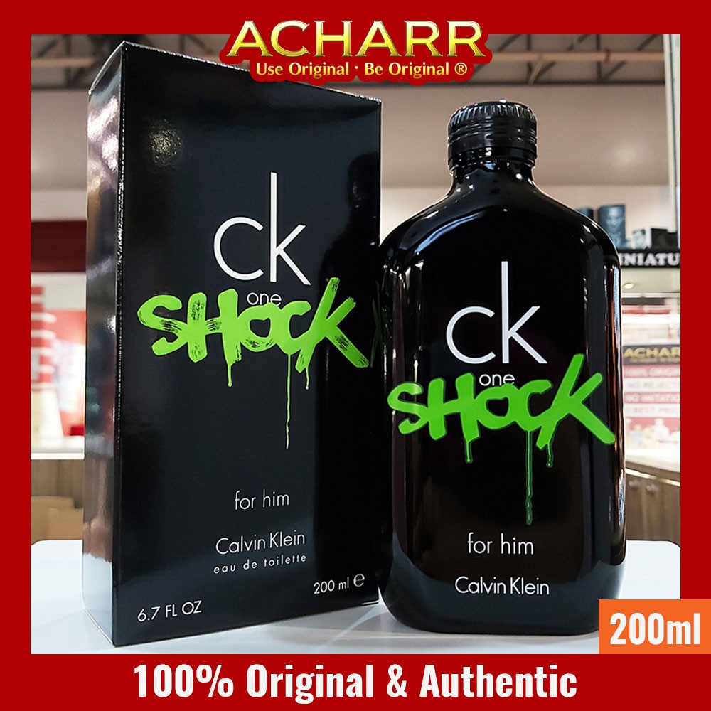 100 Original CK One Shock For Him EDT Perfume 100ml 200ml