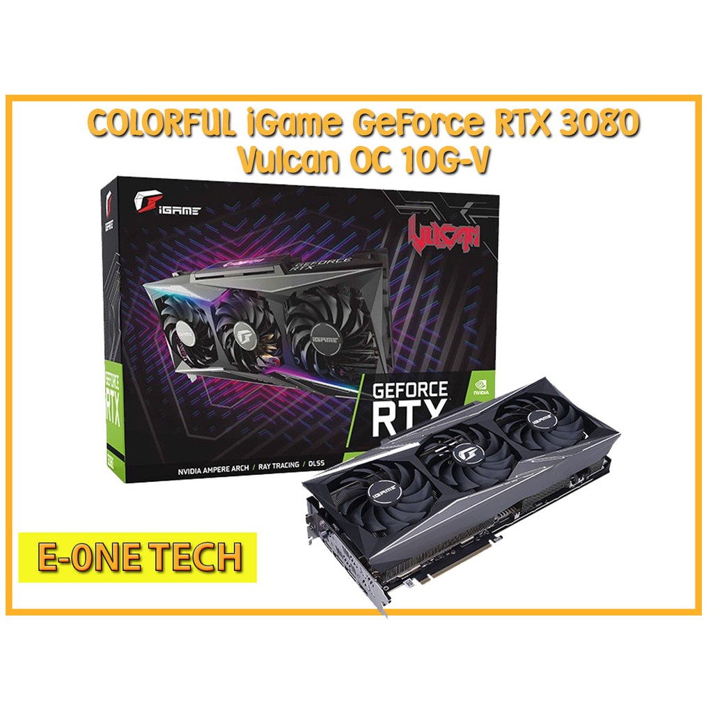 COLORFUL iGame GeForce RTX 3080 Vulcan OC 10G V Shopee Malaysia