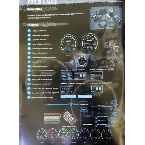 Works Engineering Pro III Gauge | Shopee Malaysia