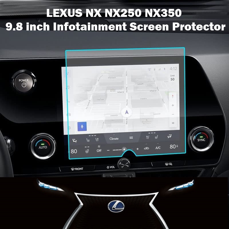 LEXUS NX NX250 NX350 NX350H 2022 2023 9 8 Inch Infotainment Screen 