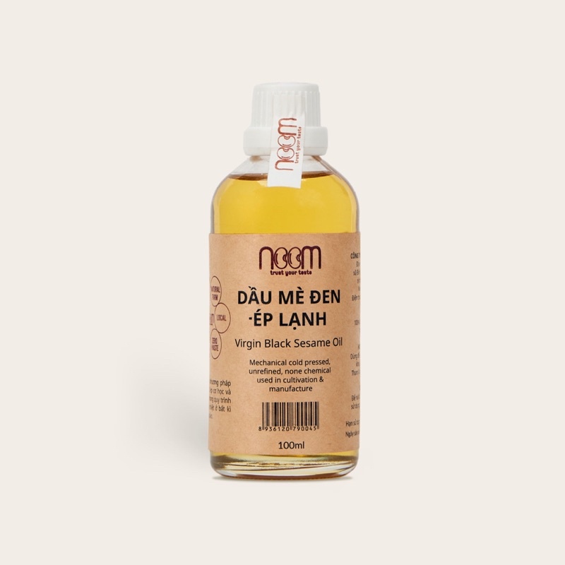 Noom Black Sesame Oil Cold Pressed 100ml Shopee Malaysia