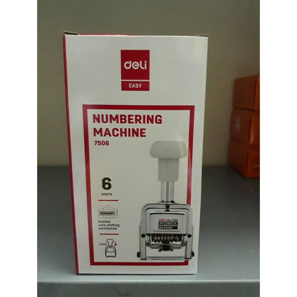 7506 automatic 6-digit jump numbering machine, 6 number strips ...