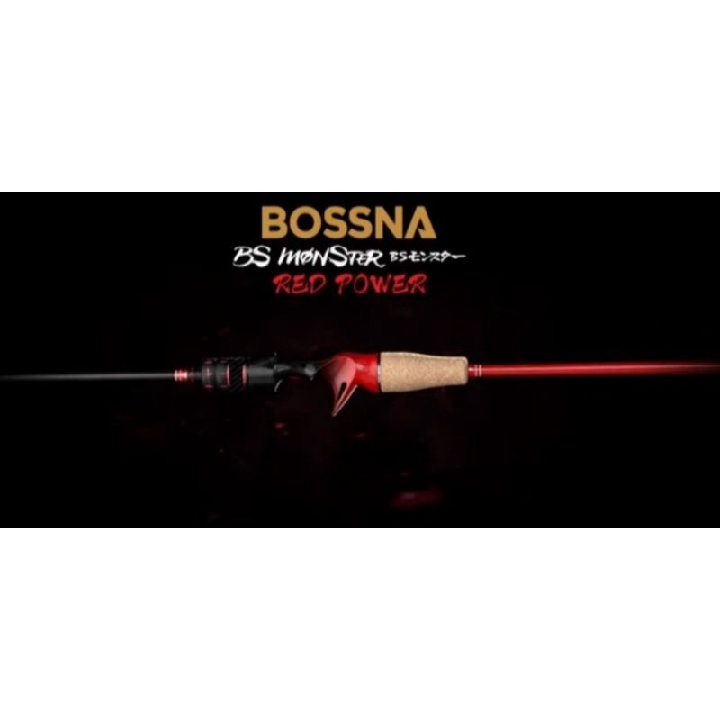 BOSSNA BS MONSTER RED POWER LTD JIGGING ROD SPINNING FHIHING ROD - Main Image