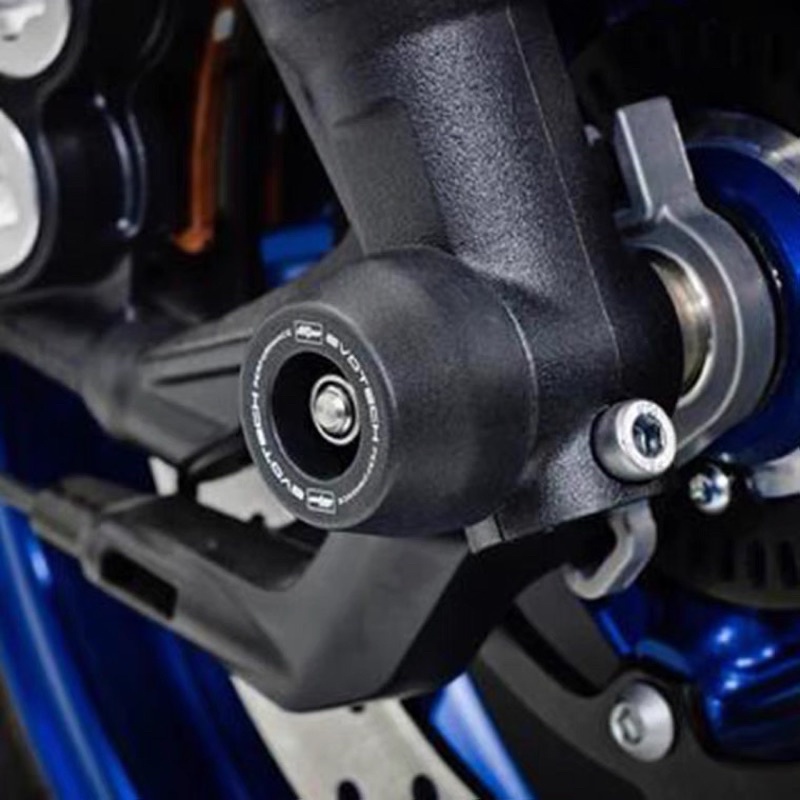 Yamaha MT09 1320 EP Evotech front and rear wheel axle protection