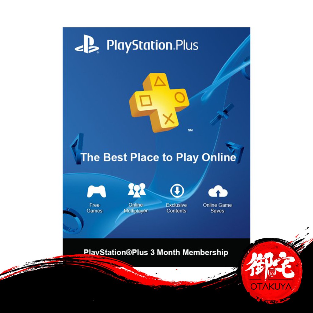 Sony 3 MONTH PLAYSTATION PLUS MEMBERSHIP [Digital Code] 